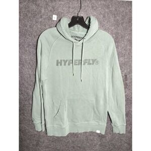 Hyperfly Hoodie Sweatshirt Mens‎ M Sage Green Martial Arts Jiu-Jitsu Streetwear